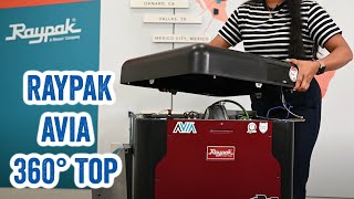 Raypak AVIA Pool Heater  360° Rotating Top [upl. by Remmos515]