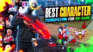 Best Character Combination For BR Rank BR Rank Best Character Combination  Win every BR Rank [upl. by Atnod94]