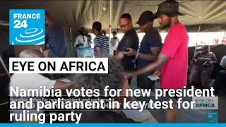 Namibia votes for new president and parliament as ruling party faces toughest race yet • FRANCE 24 [upl. by Aloel50]