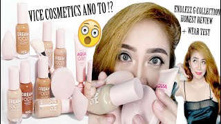 Vice Cosmetics Endlezz G Collection Honest Review  Grabe siya 😳  Weart Test ✨ [upl. by Ydnerb]