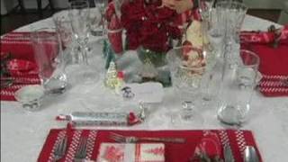 How to Set the Table for Christmas Dinner  Arranging Placemats for Christmas Dinner [upl. by Nyla]