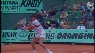 French Open 1983 2R  Jimmy Connors v Paul McNamee [upl. by Ranson]