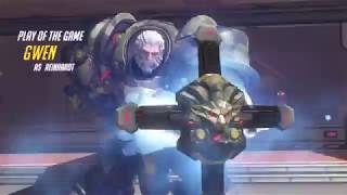 OVERWATCH  Hammertime with Reinhardt amp Moira [upl. by Nyliac]