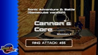 Sonic Adventure 2 Battle GCEmu  Cannons Core M1  455 Rings [upl. by Freytag]