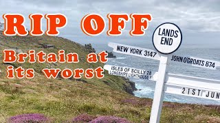 RIP OFF Britain at its WORST Lands End Cornwall [upl. by Adehsor]