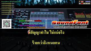 รักสลายดอกฝ้ายบาน  เสบสด Cover Midi คาราโอเกะ [upl. by Ayikaz]