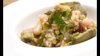 Receta de arroz con verduras de primavera  Karlos Arguiñano [upl. by Yseult]