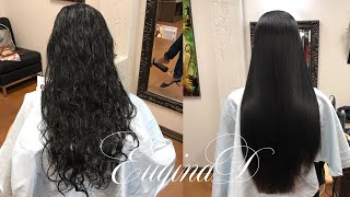 Keratin Treatment on long Indian Hair [upl. by Rodablas]