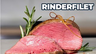 Rinderfilet braten  so wird es perfekt saftig und zart [upl. by Ariaet12]