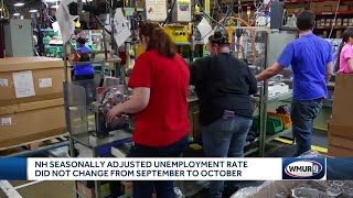 New Hampshires seasonally adjusted unemployment rate did not change from September to October [upl. by Hajed963]