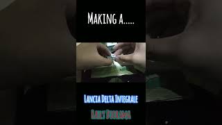 Making a Lancia Delta Integrale Rally Diorama  diorama rally lanciadeltaintegrale [upl. by Anifur163]