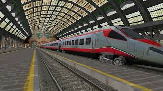 Open Rails MicrosoftTrain SImulator Milan Centrale to Brescia Italy [upl. by Karyl652]