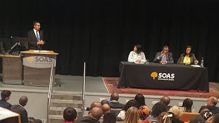 Professor Arkebe Oqubay Zeinab Badawi and Paul Mashatile South Africa Remarks in London 2024 [upl. by Aniram]