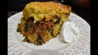 STUFFED MEXICAN CORNBREAD QUICK WEEKNIGHT DINNER [upl. by Ong]