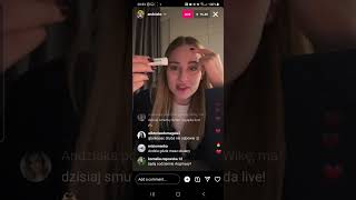 Andziaks kalendarz adventowy twinkle live insta 07112023 [upl. by Nosneh]