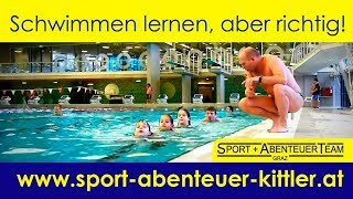 Schwimmen lernen aber richtig  Anfängerschwimmkurse [upl. by Aihgn]