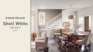 October 2018 Color of the Month Shell White  SherwinWilliams [upl. by Geof]