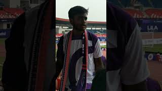 The Juggernauts welcoming the First XI in the Odisha vs Chennaiyin FC Live ISL 202425 [upl. by Marve]