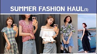 SUMMER FASHION  여름 데일리룩코디 오늘뭐입지  I패션유튜버아붐 [upl. by Aneahs539]