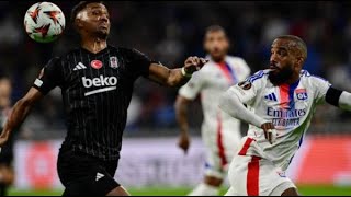 LYON vs BESIKTAS 01 Highlights amp Goals  Europa League 2024 2025 [upl. by Gran327]