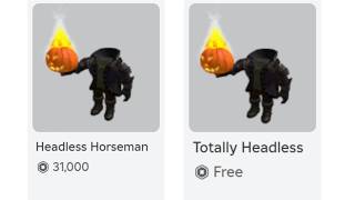 FOR FREE Roblox Headless Horseman [upl. by Girardi]