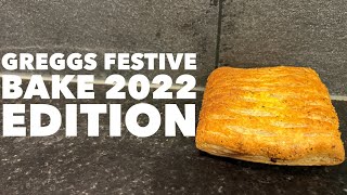 Greggs Festive Bake Review  Christmas 2022 Edition [upl. by Elyak]