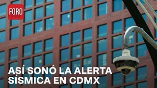 Sismo hoy 7 diciembre Momento en que suena la alerta sísmica en CDMX  Las Noticias [upl. by Merwyn]