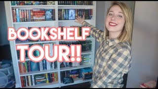 BOOKSHELF TOUR 2017 300 Books [upl. by Apurk]