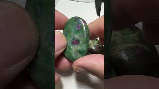 Ruby Fuchsite Cabs With Hole from India [upl. by Redleh]