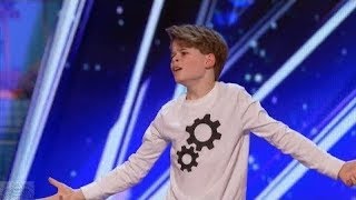 Merrick Hanna 12 Year Olds Captivating Dance Performance Full Audition  Americas Got Talent 2017 [upl. by Asehr]