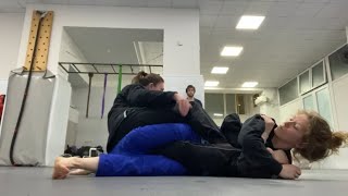 Rolling Round  Working On Leg Lock Defense From Quarter Guard Pull [upl. by Hsirap]