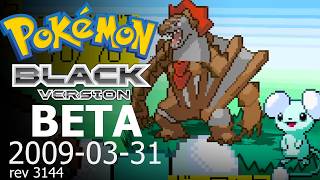 Includes CUT BETAMONs  Pokemon BW1 BETA March 31st 2009  pokemonleaks [upl. by Isyed]