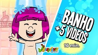 Musica Infantil BANHO EU VOU TOMAR  5 vídeos  Jacarelvis e Amigos [upl. by Odraode]