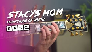 Stacys Mom Guitar Tutorial  solo [upl. by Fax]