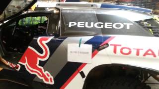 PSA Vesoul accueille la Peugeot 3008 DKR de Stéphane Peterhansel après sa victoire sur le Dakar 2017 [upl. by Manolo]