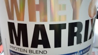 Quamtrax whey matrix awesome protein [upl. by Atsahc413]