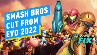 Nintendo Pulls Smash Bros From Evo 2022 [upl. by Nepean783]