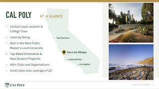 Cal Poly at a glance [upl. by Mozes]