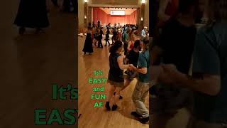 This Is Contra Dance featuring Cojiro mando solo contradance folk fridaynightdancers [upl. by Ecnerolf]