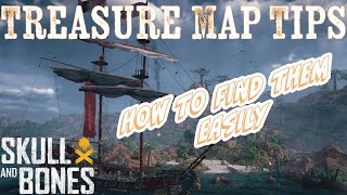 Skull and Bones  A few tips on using the quotRarequot treasure maps [upl. by Yrailih192]