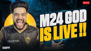 DAY 47 BECOME PRO GOD OF M24 IS LIVE  LEARNGAMEPLAYCHALLENGE shortsfeed bgmilive bgmi [upl. by Che]