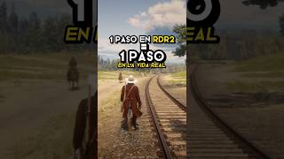 ¿Cómo de GRANDE es el MAPA de RDR 2 en la VIDA REAL 🤔🚶 reddeadredemption2 rdr2 rockstargames [upl. by Innavoij]