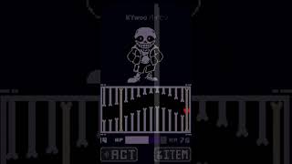 WARNED Sans Fight  Part 2 undertalefangame sans undertale [upl. by Htebzil]