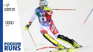 Daniel Yule  Mens Slalom  Madonna di Campiglio  1st place  FIS Alpine [upl. by Aerdnas]