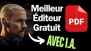 Comment éditer un PDF gratuitement  PDFgear  Avec I A [upl. by Georg]