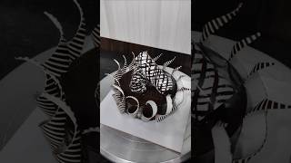 Simple chocolate cake decoration ideas chocolatecake shorts youtubeshorts viralvideo trending [upl. by Nyra542]