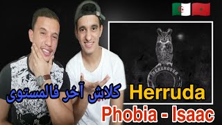 Herruda  Phobia Isaac TWACHI REACTION كلاش فيه إبداع 🇩🇿🇲🇦 [upl. by Yekciv230]