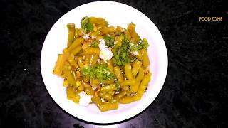 Chavali shenga chi Bhaji  चवळीच्या शेंगाची भाजी  Yard long Beans Bhaji  वालीच्या शेंगाची भाजी [upl. by Aisinoid]