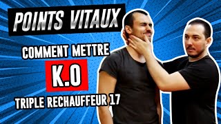 Comment faire un KO sur le point de pression Triple Réchauffeur 17 Kyusho Jitsu  Points vitaux [upl. by Mcgruter]