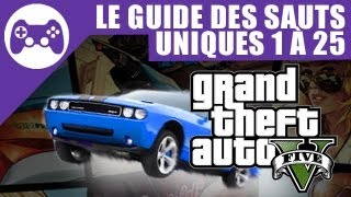 GTA V  Guide des sauts uniques 1 à 25 [upl. by Ennairrek]